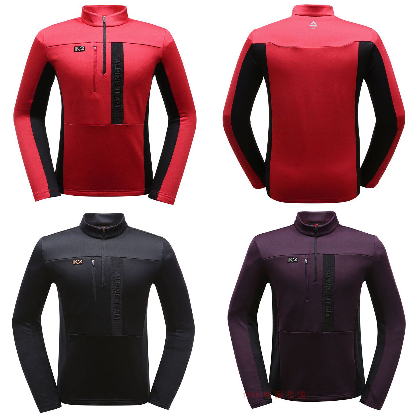 K2 1789 Korea KMW19213 men's sports outdoor speed dry T-shirt