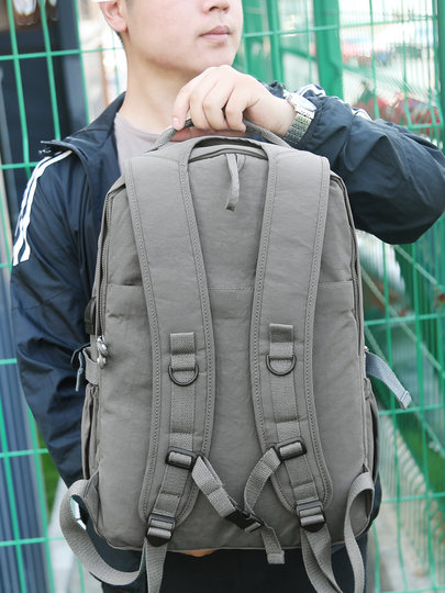 Business casual backpack men's large capacity computer bag 15.6 inch waterproof travel charging backpack new canvas women's bag