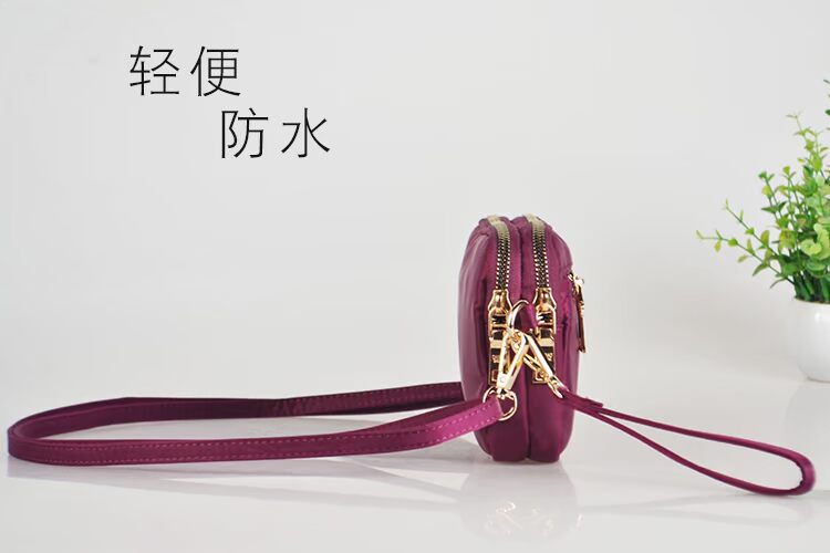Túi ly hợp lớn đôi mini túi đeo chéo 2018 tăng màn hình điện thoại di động khóa túi vải nhẹ túi nữ mua túi đựng điện thoại juno