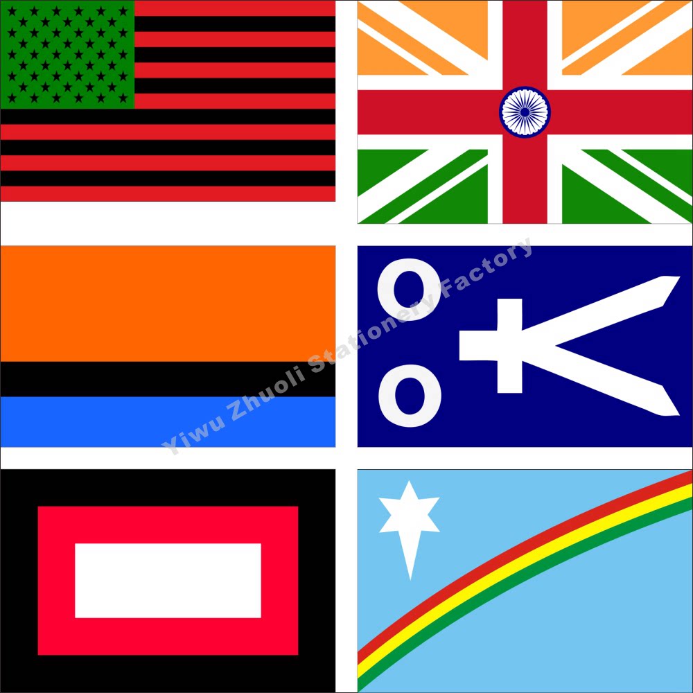 0 Languages Creole Flag African-American Flag Various sizes can be set to be ordered