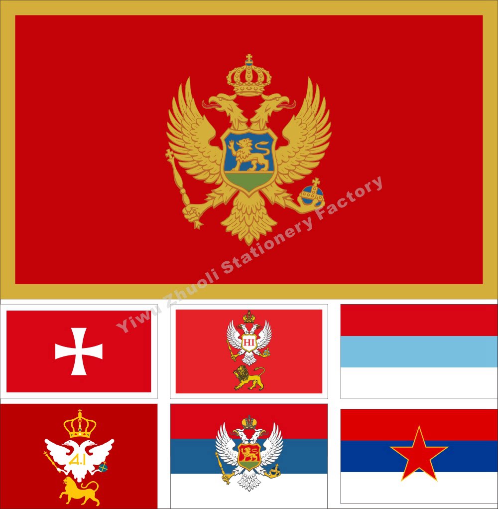 0 Montenegrin Flag Historical Flag Various sizes can be set to be ordered
