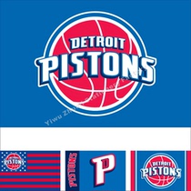 NBA Detroit Pistons Flag USA Basketball Team Flag Detroit Pistons Flag