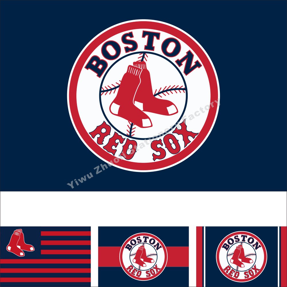 MLB Boston Red Sox Flag USA Professional Baseball Boston Red Sox Flag-Taobao