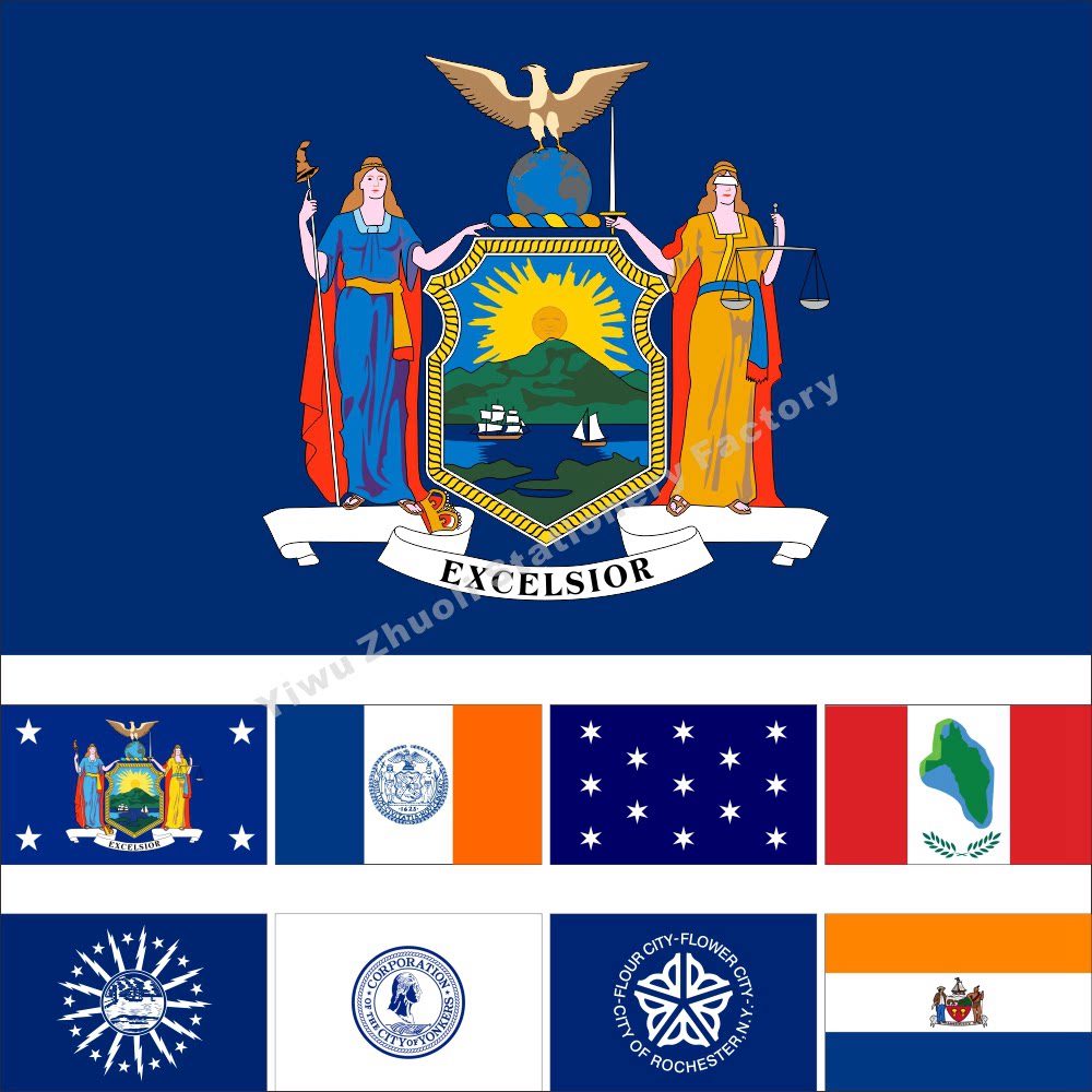 0 The flag of the State of New York flags the City Flag of Washington City Flag of Washington City Flag of various sizes and can be ordered to be made