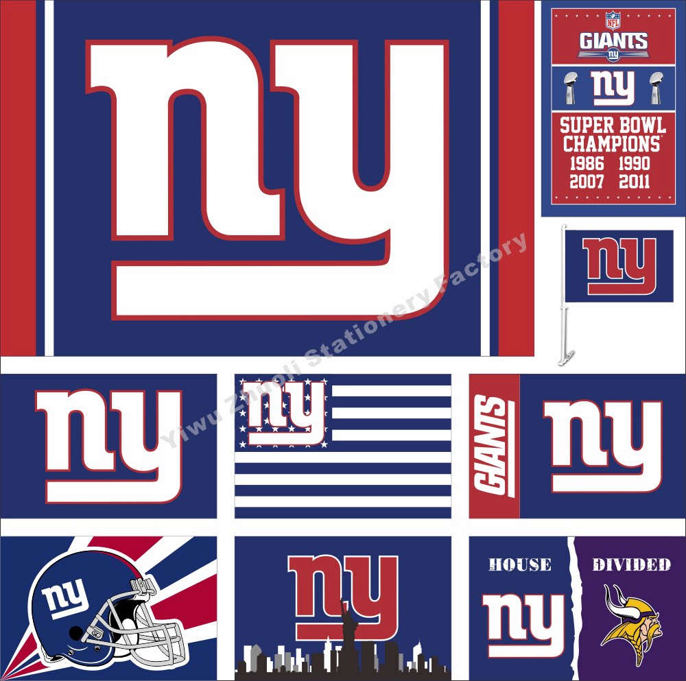 NFL New York Giants Flag American Olive Team Flag New York Giants Flag