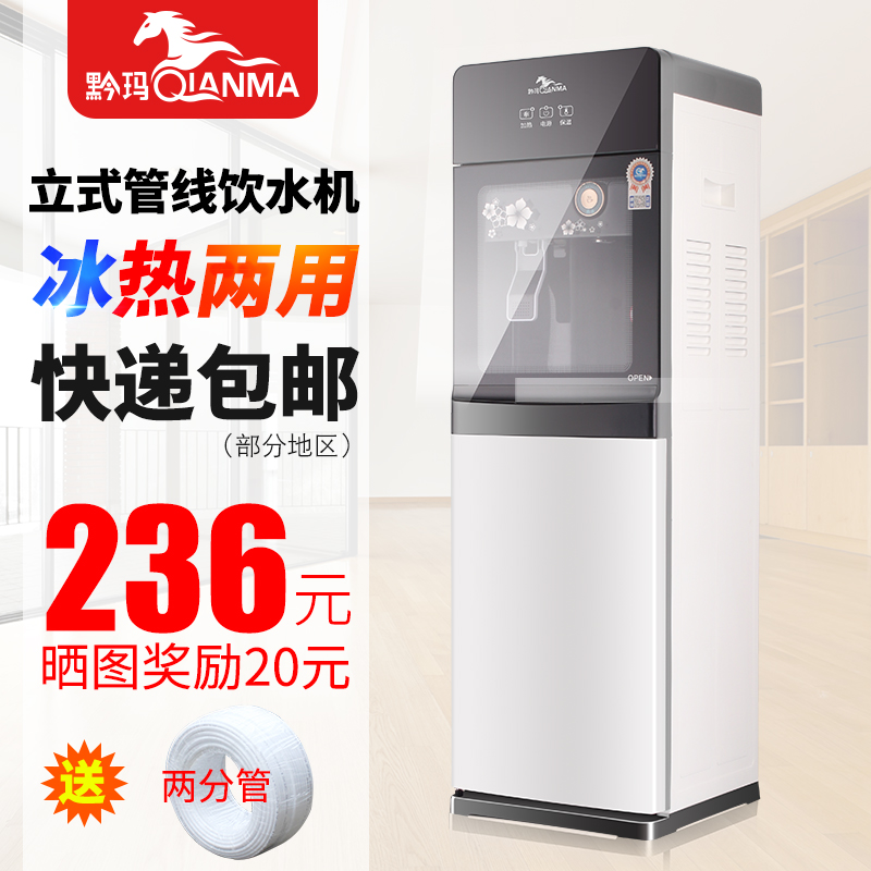 Qianma Pipeline Machine Vertical Hot And Cold Ice Warm Home Energy Saving Boiled Water Machine Water Purifier Partner
