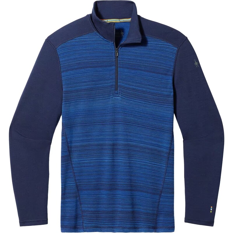 Smartwool Merino Thrm Men's and Women's 250 Thick Zipper Collar Pure Merino Wool Long-Sleeved Thermal Intimates