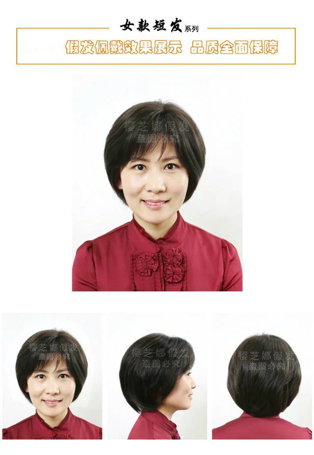 Perruque OTHER   cheveux raides Court - Ref 2610009 Image 6