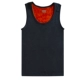 Áo vest nam ấm áp Vai rộng nam dày cộng với nhung mùa thu và mùa đông cổ tròn chạm đáy Plus vest vest thanh niên vest nam