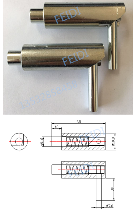 Travel foot pedal can limit spring pull pin Limit Spring Pull Pin Quick Bolt Pedalling Spring Pull Pin
