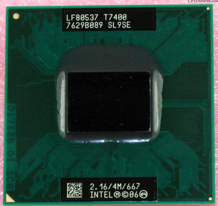 Intel Core 2 Duo T7400 CPU SL9SE notebook CPU (original PGA official version)