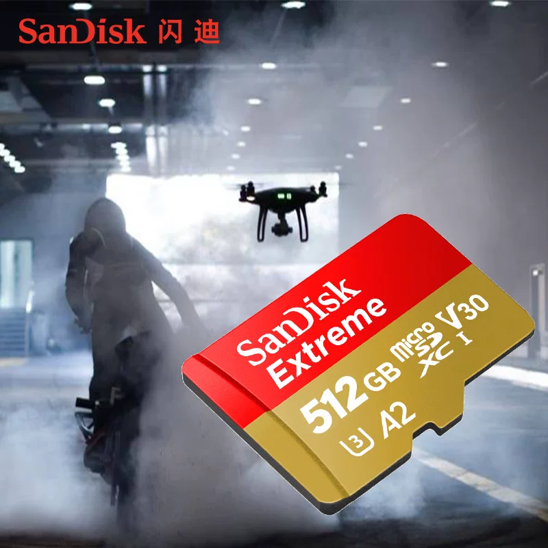 Память Sandisk, Tom Ford, DJI, карта памяти, камера, высокоскоростное беспилотное хранилище, 512Г, 256Г