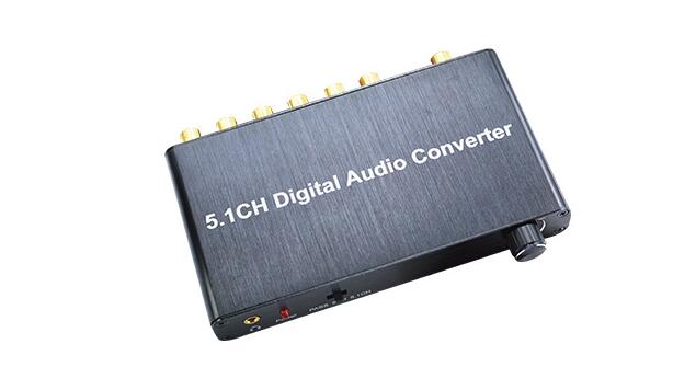 5 1ch digital audio converter DTS AC3 Dubi decoding SPDIF input turn 5 1