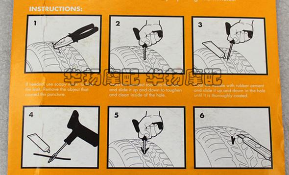 Áp dụng công cụ lốp xe máy / xe hơi chân không đầy đủ - Bộ sửa chữa Motrocycle dụng cụ sửa xe máy cơ bản