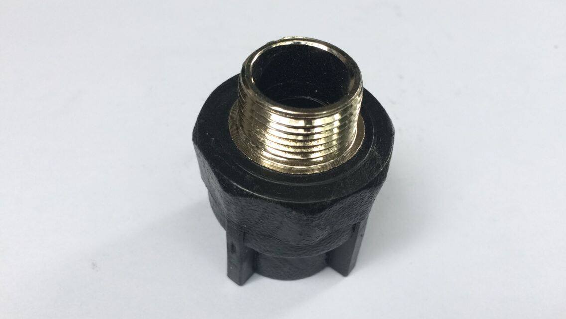 PE outer wire directly black hot fused outer tooth joint 20 25 32 4 min 6 inch 1 inch drinking pipe accessories