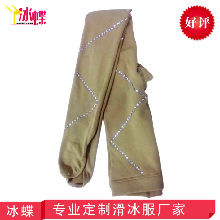 Pidowel ice butterfly skating suit figure skating pantyhose bag shoe socks bag foot socks thick hot drill socks children