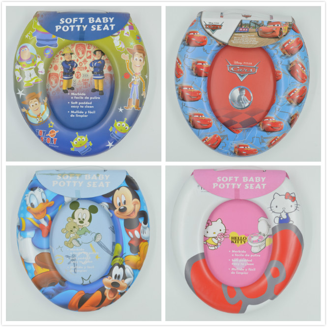 Exit Japan Children's toilet toilet Circle baby toilet lid men and women sitting in a poo-stool-stool portable upholstered