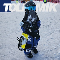 tolasmyk children ski suit ski snowsuit snowy pants boys girls girls through outdoor veneer ski waterproof