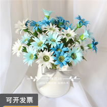 New paper rattan flower art Hand-kneaded paper daisy material pack 40 small flowers Students handmade DIY labor technology class homework