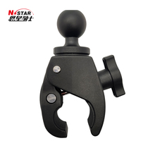 Enstar Rider Motorcycle Bike Universal 1-inch Big Mouth Clamp Mobile Phone Bracket Quick Remove Fixed Base Accessories