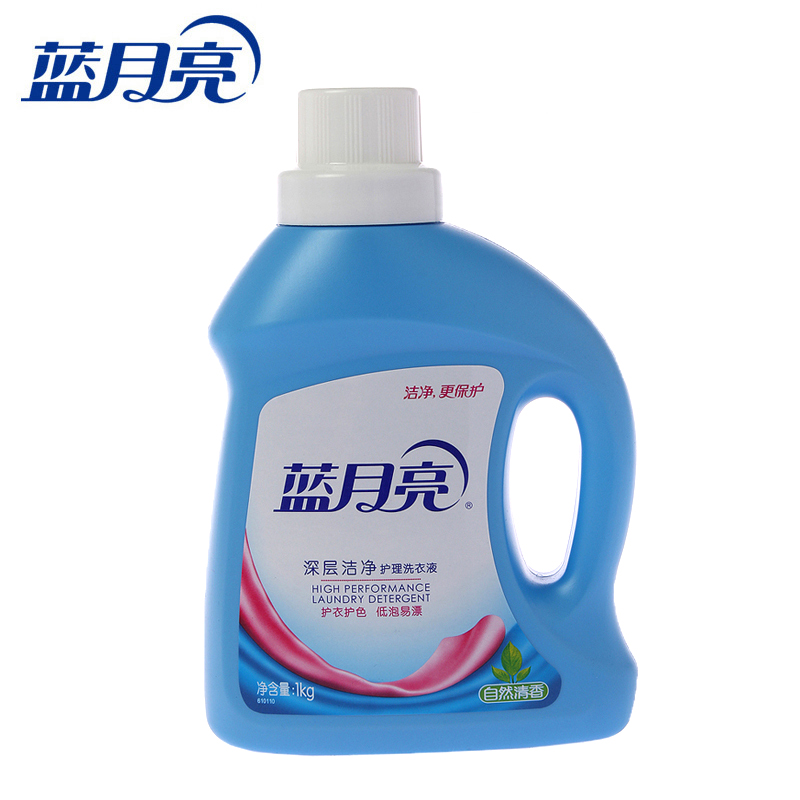 蓝月亮自然清香深层洁净护理洗衣液/中性低泡/护手护衣/1kg/瓶装