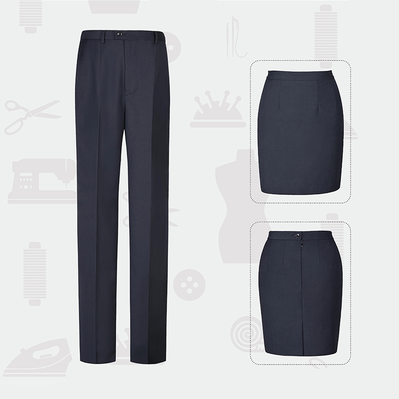 Trousers women's professional dress pants black high waist straight skirt suit pants slim fit spring and summer thin custom