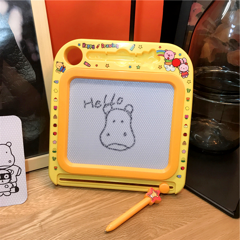 Export Japan children's magnetic drawing board can repeatedly erase the use of writing board color black and white graffiti drawing board