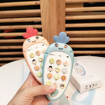 Baby childrens music mobile phone toy female boy phone baby can bite child girl simulation puzzle 0-1 years old