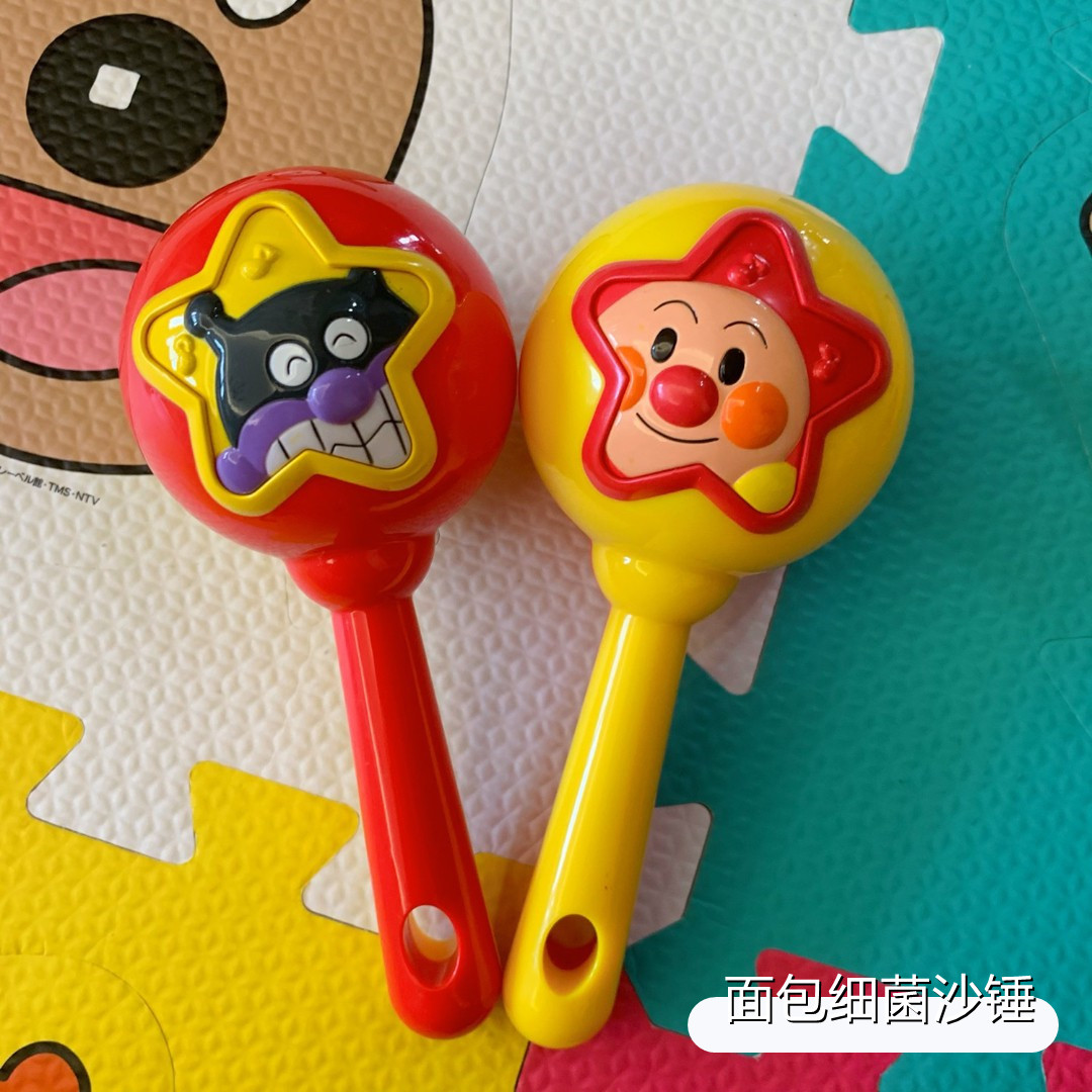 Bread Superman baby hand grip sand hammer sand egg appeasement rocking bell toy newborn baby gripping exercise for 6-18 months