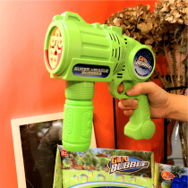 Porous bubble 6 holes large bubble gun electric bubble machine childrens automatic bubble blower bubble water toy