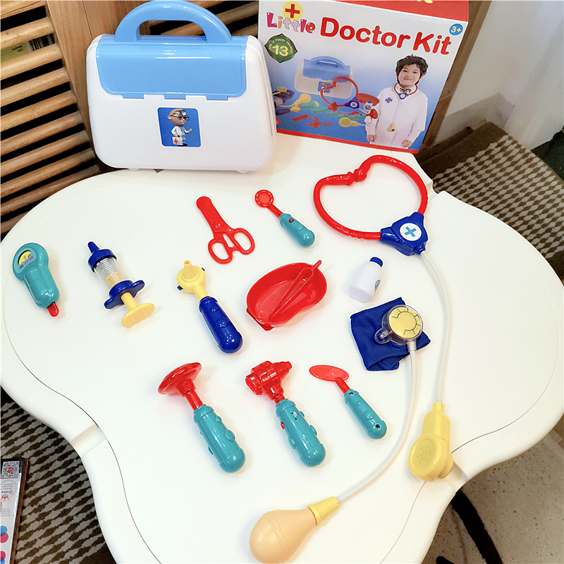 American cikoo high-quality simulation doctor toy children play house wine role-playing injection toy stethoscope