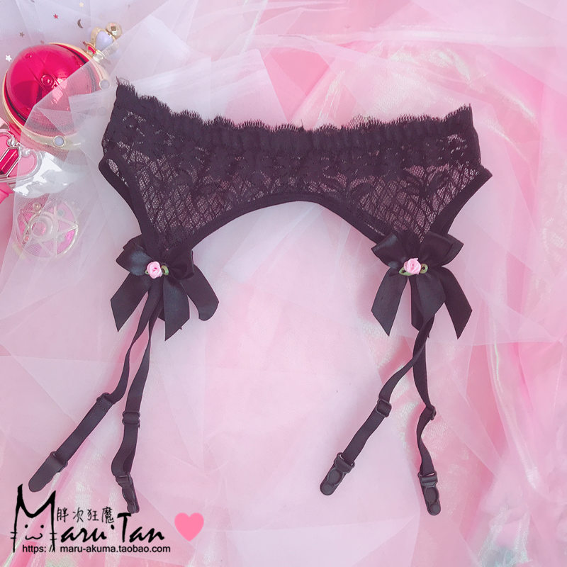 [Fat madness] Nhật Bản cô gái dễ thương bow ren sexy garter vớ sexy clip JK