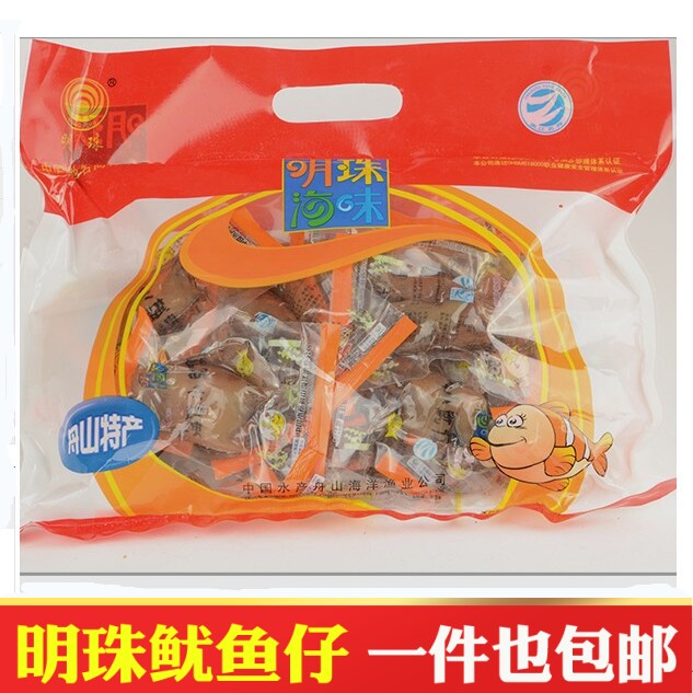 Zhoushan specialties Pearl striped squid 500g seafood original flavor small squid whisker snack snacks