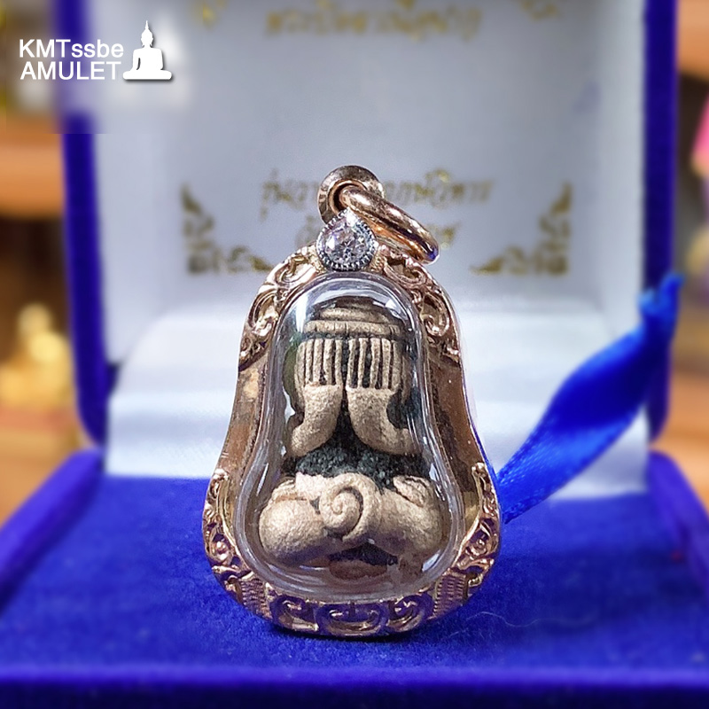 Long Po Di lie hide the face Buddha rose gold material unpolished must make 27