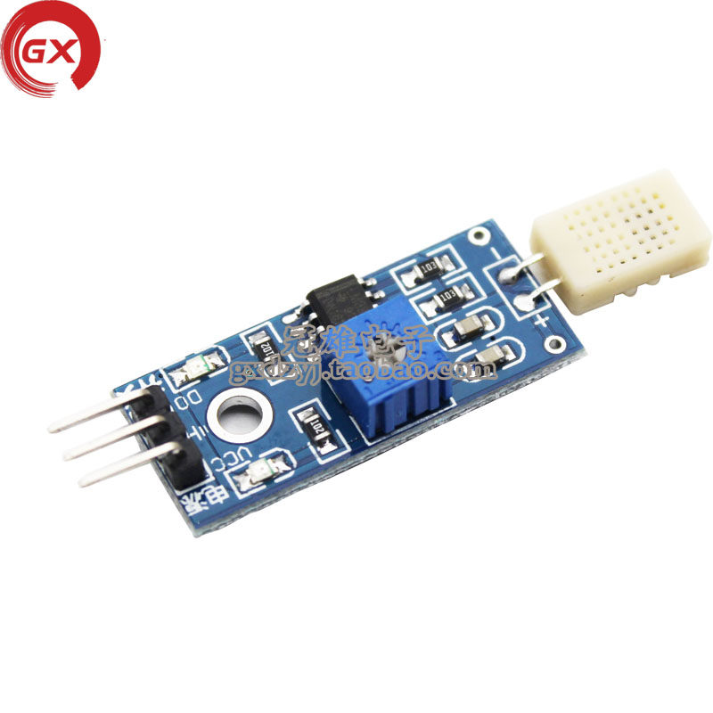 湿敏传感器模块HR202湿度模块 湿敏电阻模块湿度检测模块湿度开关