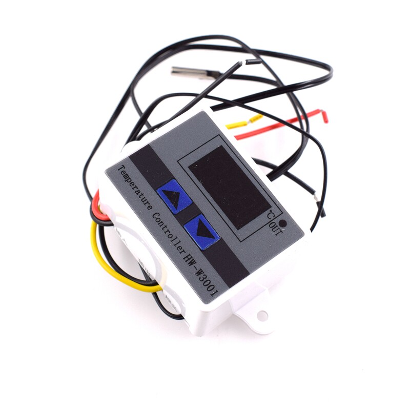 W3001 数字温控器温度开关数显温度控制仪孵化加热控温器0.1 12V