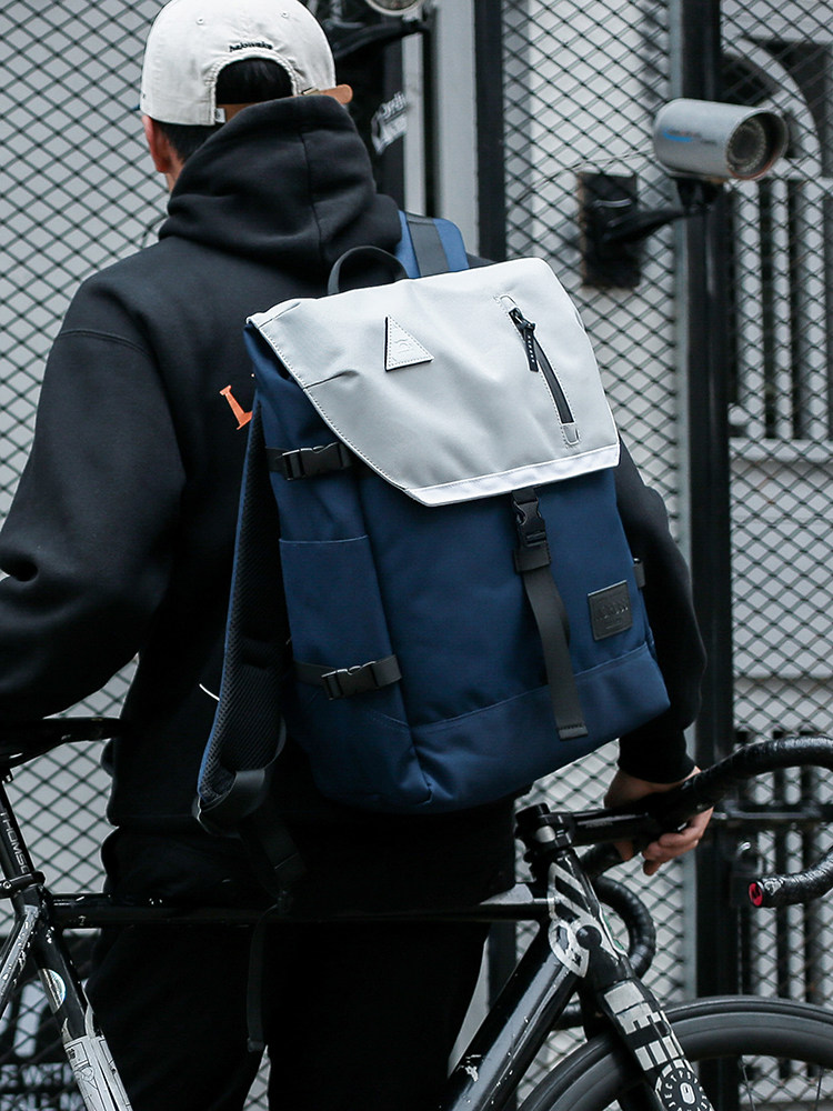 ACROSS Street basketball backpack Men's and women's large capacity clamshell backpack Travel laptop school bag Waterproof