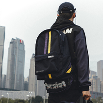 Cross Tide brand street backpack ins Super fire backpack computer male Lady college student sports schoolbag travel