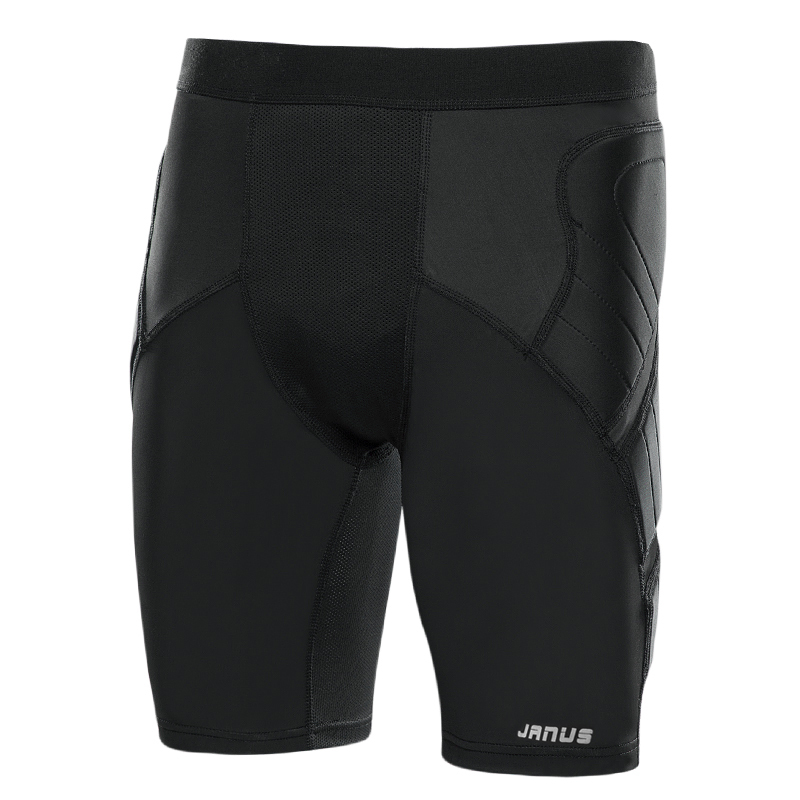 Football Goalkeeper Compression Pants Sports Anti-Collision Sponge Thickened Shorts Tackle Pants Rugby Cross-Country Running Pants