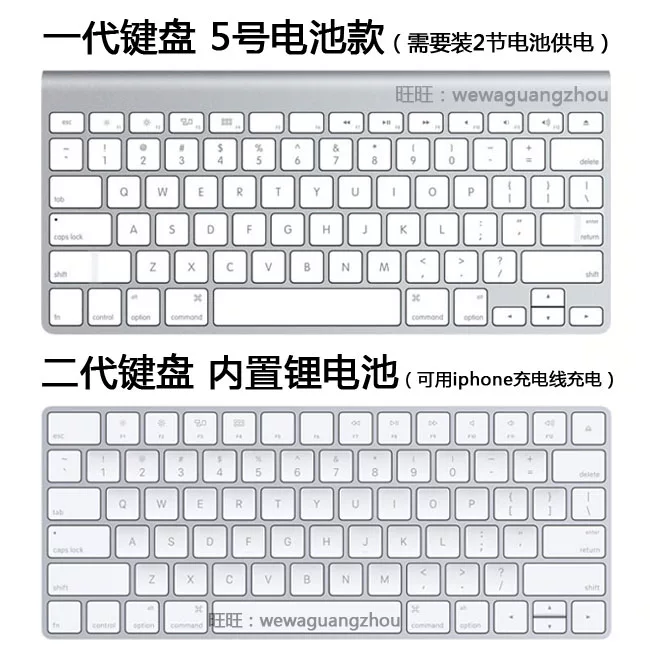 Apple iMac компьютер G6, беспроводная клавиатура Magic, клавиатура 2-го поколения, iPad, удобная управляемость, клавиатура 3 поколения