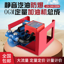 12V24V220V Small vehicle silent tanker gasoline methanol explosion-proof pump Refueling equipment pumping pump