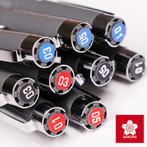 Japanese cherry blossom oily syringe pen drawing manga handbook color hook edge waterproof mark check mark pencil color quick drying