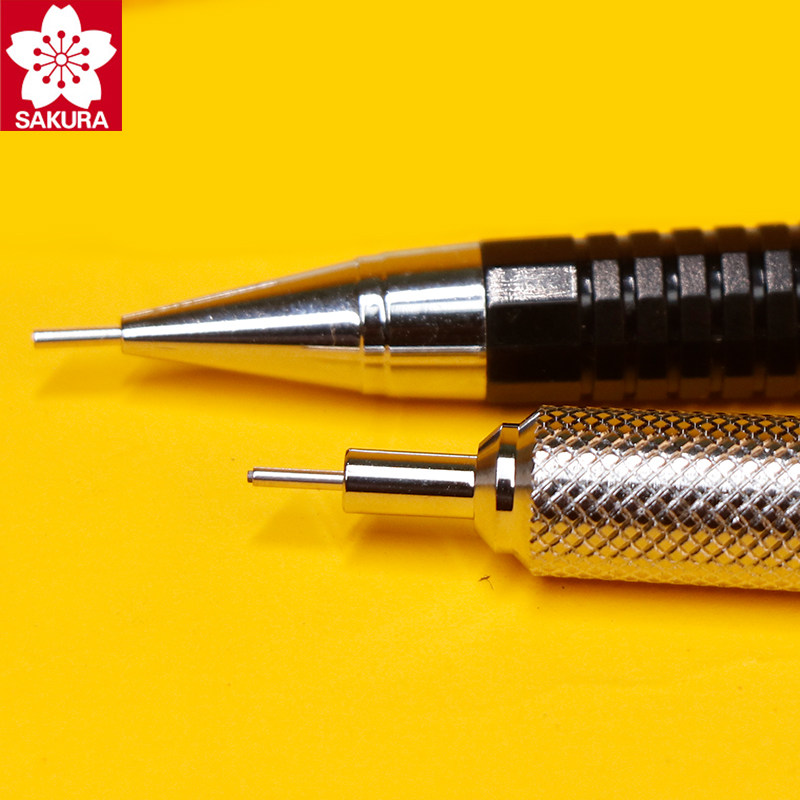 Japan Imported Cherry Blossom Automatic Pencil 0 3 0 5 Color Rod Hand-painted Cartoon Drawing Design Activity Core-Taobao