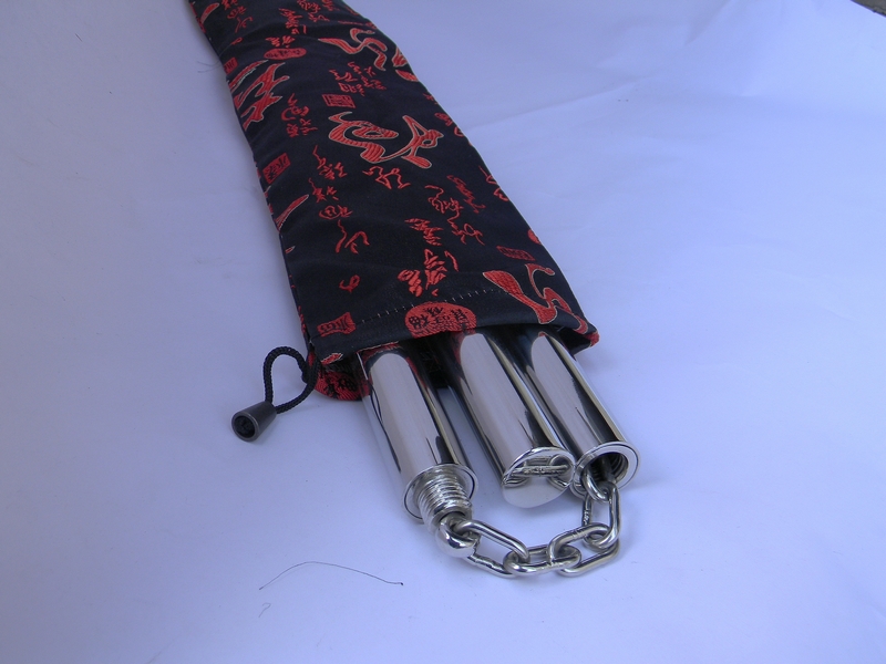 Ask the Day Composition Three knots 304 stainless steel long stick Ask the sky Fire Swirl Dragon Collection 3 knots can be screwed up as a whistle stick