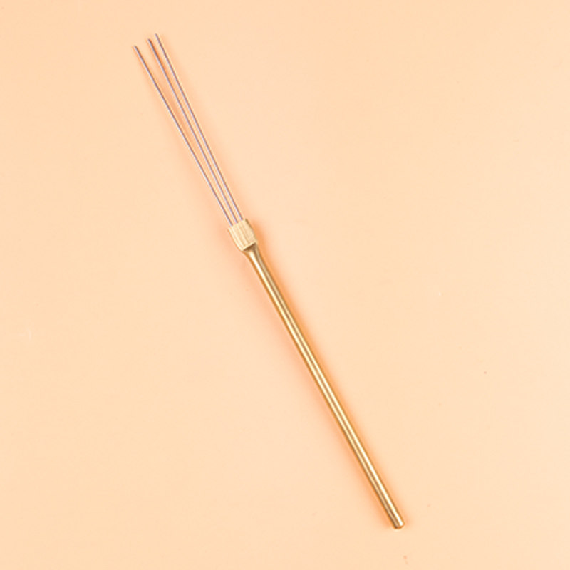 Three-claw texture needle texture brush carved oil mud detail tool American soil stone powder clay soft pottery skin surface