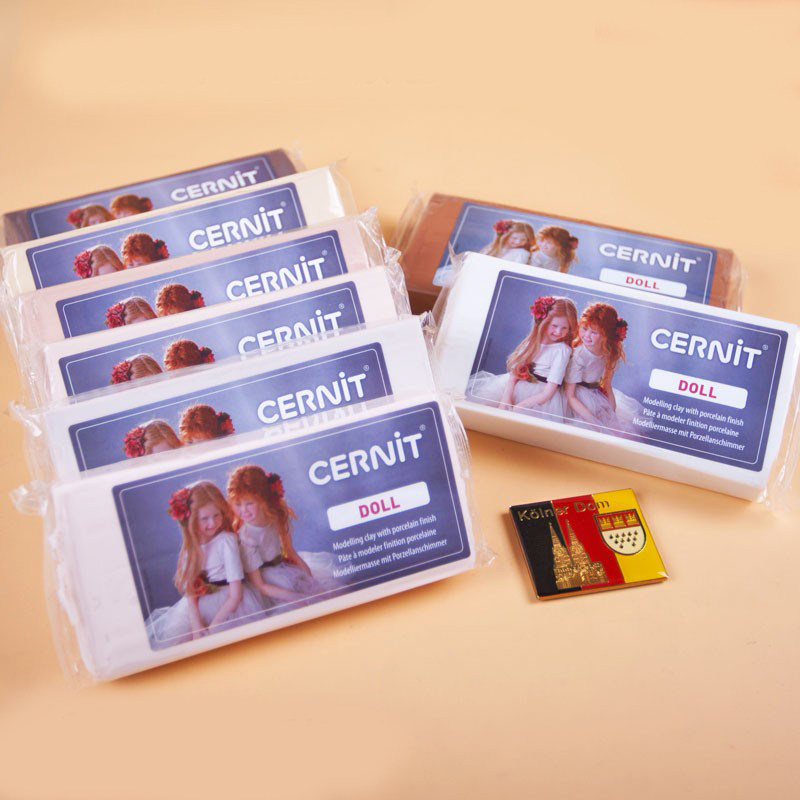 Import Soft Tao Belgian Clay Cernit Specialty Soft Pottery Clay Doll Skin Color Clay Model Figure Complexion Clay