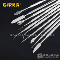 High quality steel clay sculpture knife Carving knife Carving clay Sculpey American soil hand-made stainless steel sculpture tool