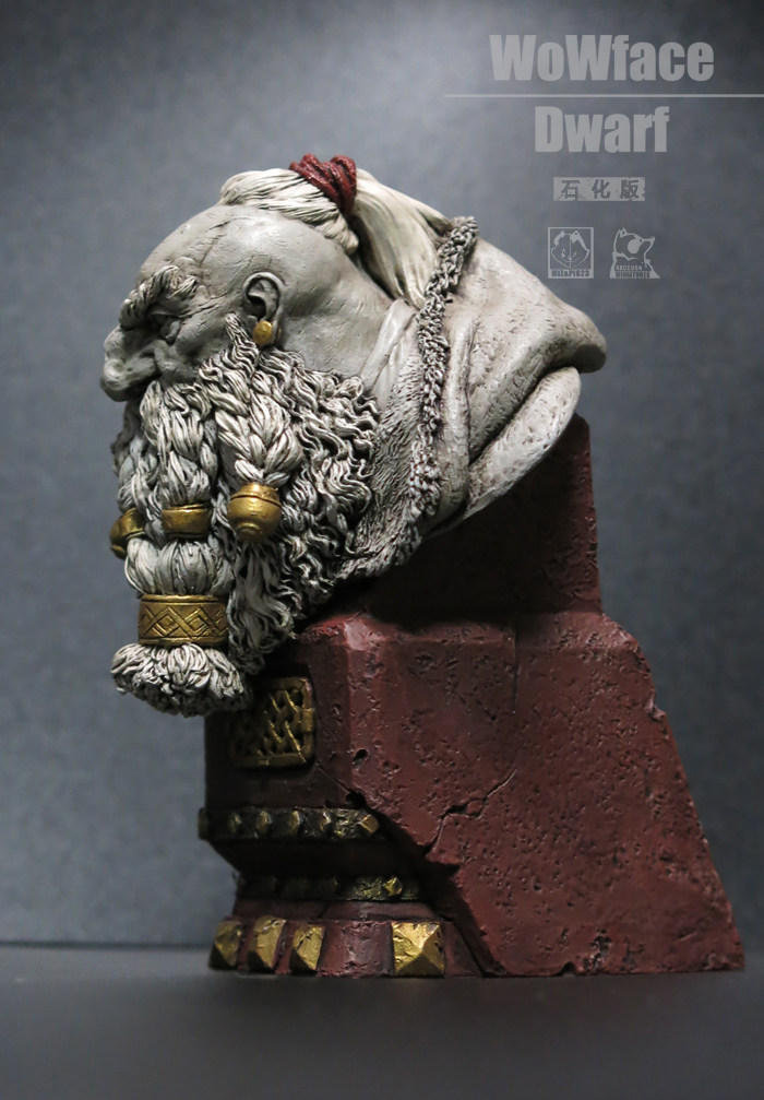 Original WoWface-Dwarf dwarf bust GKmodel petrochemical version of the finished product spot authorized sales