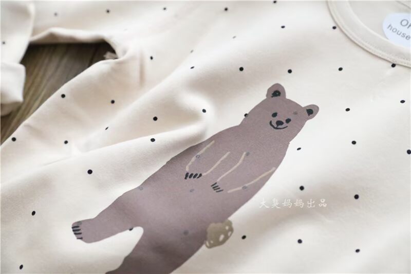 Trẻ em đồ lót nhiệt trẻ em cotton dày bé trai và cô gái đồ ngủ không xương hươu cashmere quần áo mùa thu quần dài phù hợp với bộ đồ ngủ trẻ em cao cấp
