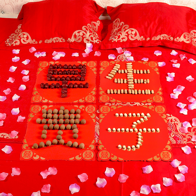 Wedding celebration wedding room decoration creative wedding ceremony press bed mold early birth nobleman furniture template